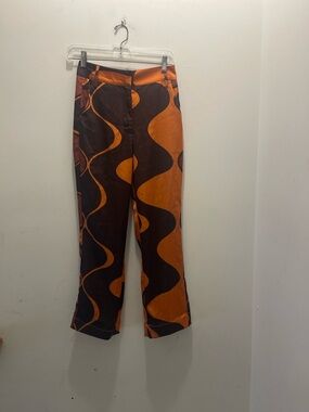 House of Sunny Vibrant Abstract Pants